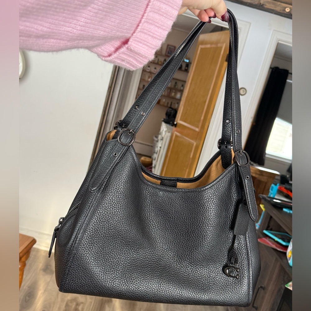 Coach bag Lori with brown suede interior - Picture 9 of 9